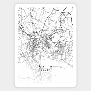 Cairo Egypt City Map Sticker